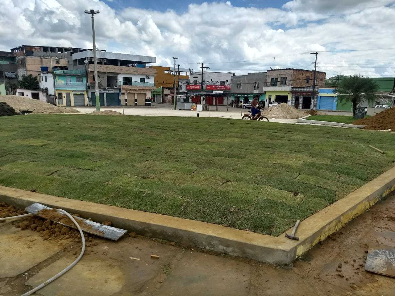 reforma da Praça João Gonçalves em São João Panelinha